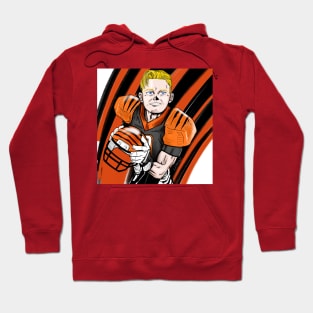 joe burrow in bengal cat jersey superbowl Hoodie